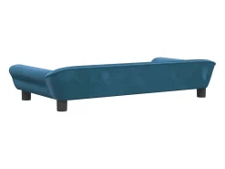 Sofá infantil 100x50x26 cm veludo azul PT146081