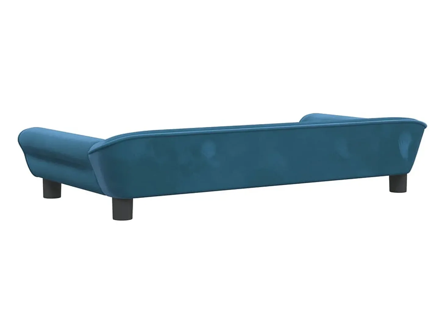 Sofá infantil 100x50x26 cm veludo azul PT146081