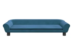 Sofá infantil 100x50x26 cm veludo azul PT146081