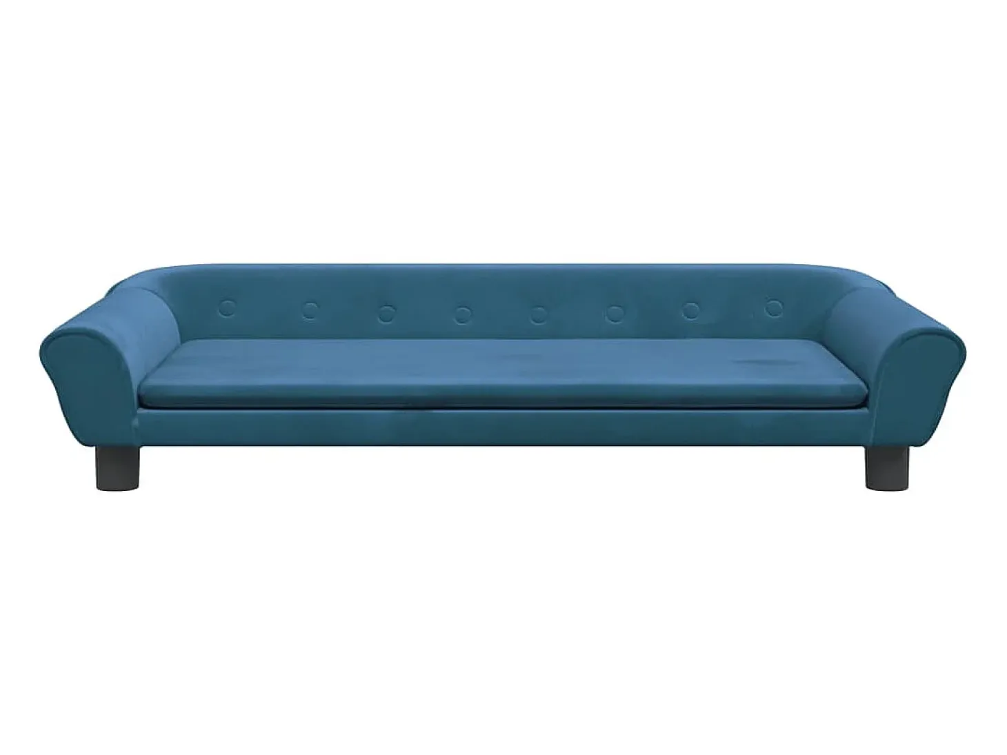 Sofá infantil 100x50x26 cm veludo azul PT146081