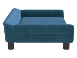 Sofá infantil 100x50x26 cm veludo azul PT146081