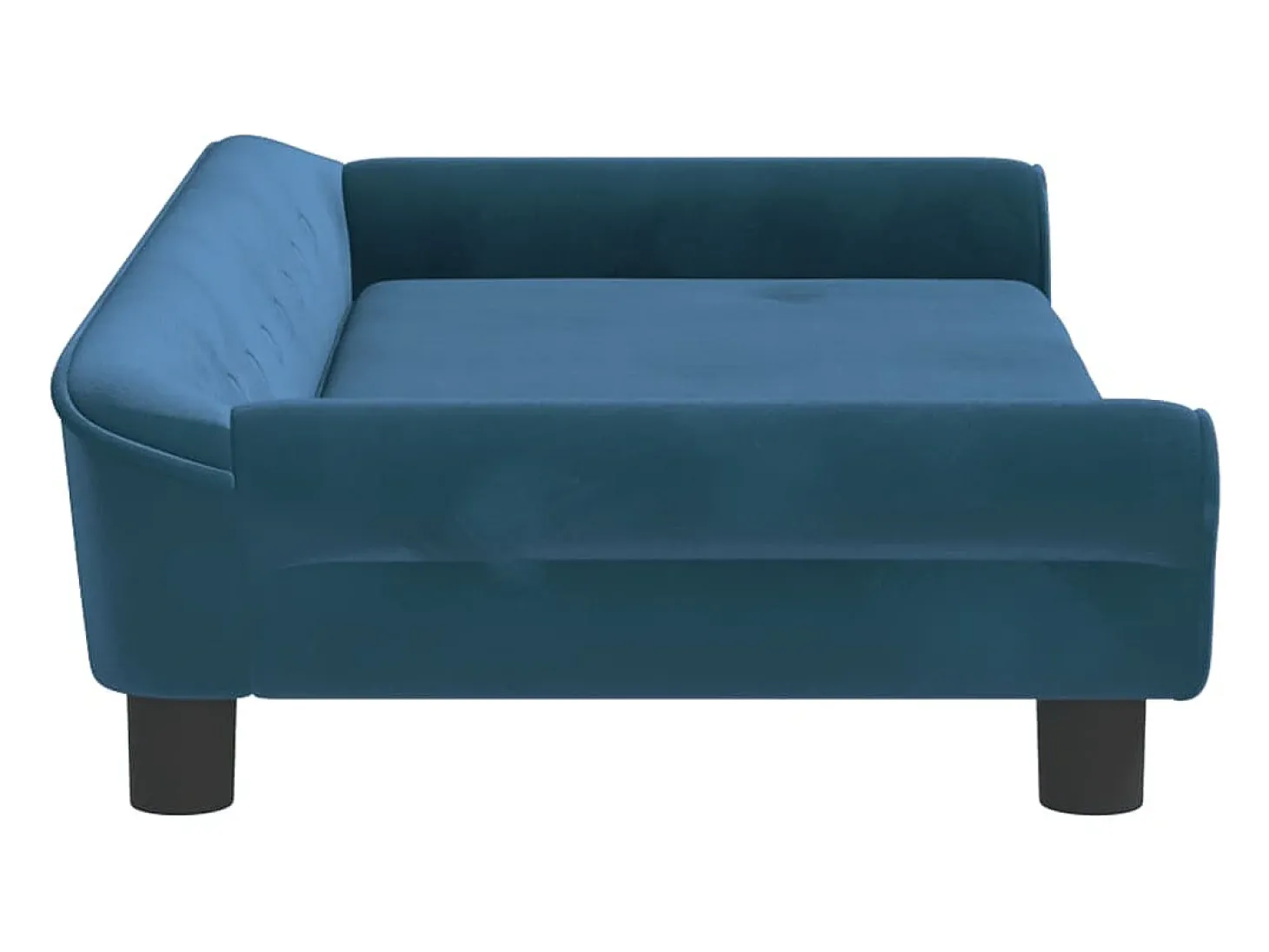 Sofá infantil 100x50x26 cm veludo azul PT146081