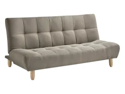 Sofá modular convertível ESTEBAN em tecido taupe