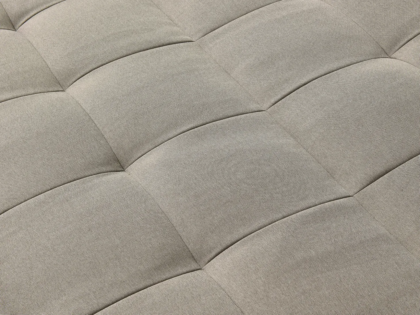 Sofá modular convertível ESTEBAN em tecido taupe