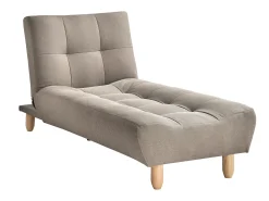 Sofá modular convertível ESTEBAN em tecido taupe