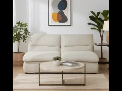 Sofá Nuvia Duplo 2 lugares - branco