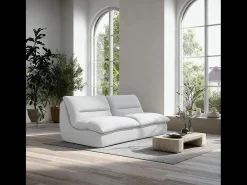 Sofá Nuvia Duplo 2 lugares - branco