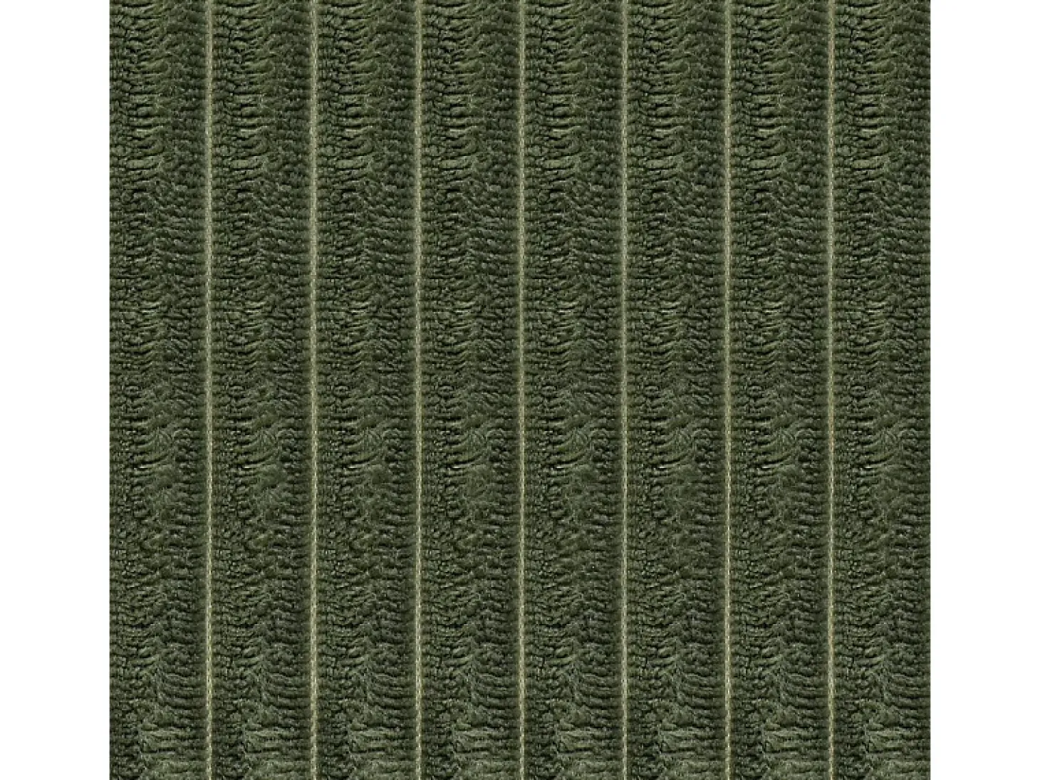 Sofá reto de 2 lugares em veludo canelado Verde - com braços de armazenamento - 180x74x84cm