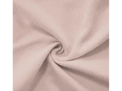 Sofá rosa de 3 lugares - Sofá reto com 3 almofadas lombares e 3 almofadas decorativas - chenille