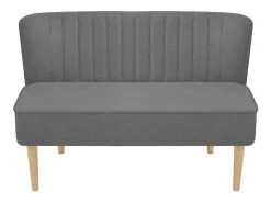 Sofá tecido cinzento claro 117x55,5x77 PT461558