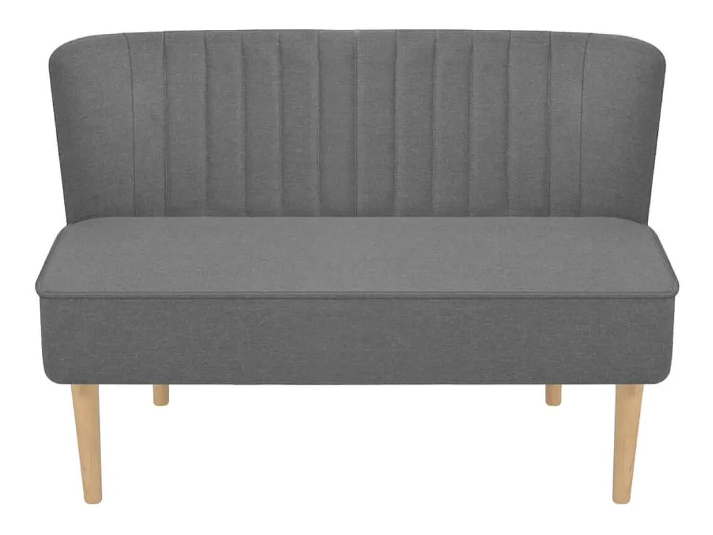 Sofá tecido cinzento claro 117x55,5x77 PT461558
