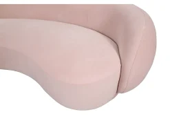 Sofá 260x75x125 cm rosa nua n77-25