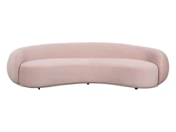 Sofá 260x75x125 cm rosa nua n77-25