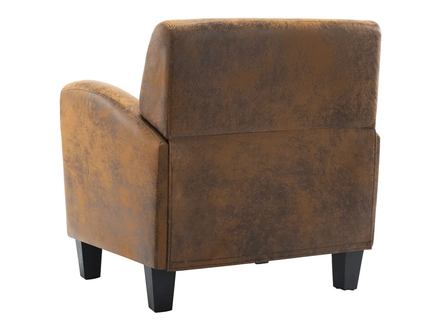 Sofá-cadeira Castanho 70x69x72 cm Camurça Sintética SHL464044