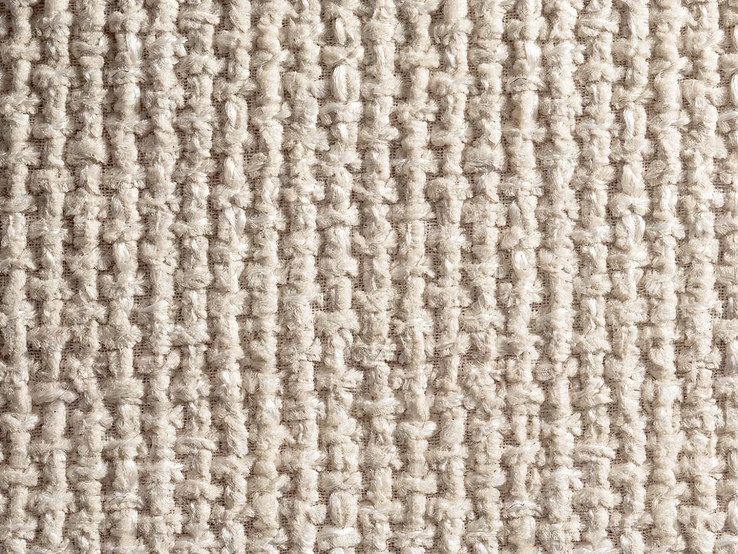 Sofá-cama 3 lugares de abertura rápida em tecido texturizado bege - Colchão 16 cm POGNIA