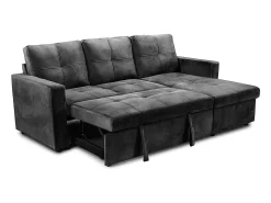 Sofá-Cama Chaise Longue Pau 215cm Bege