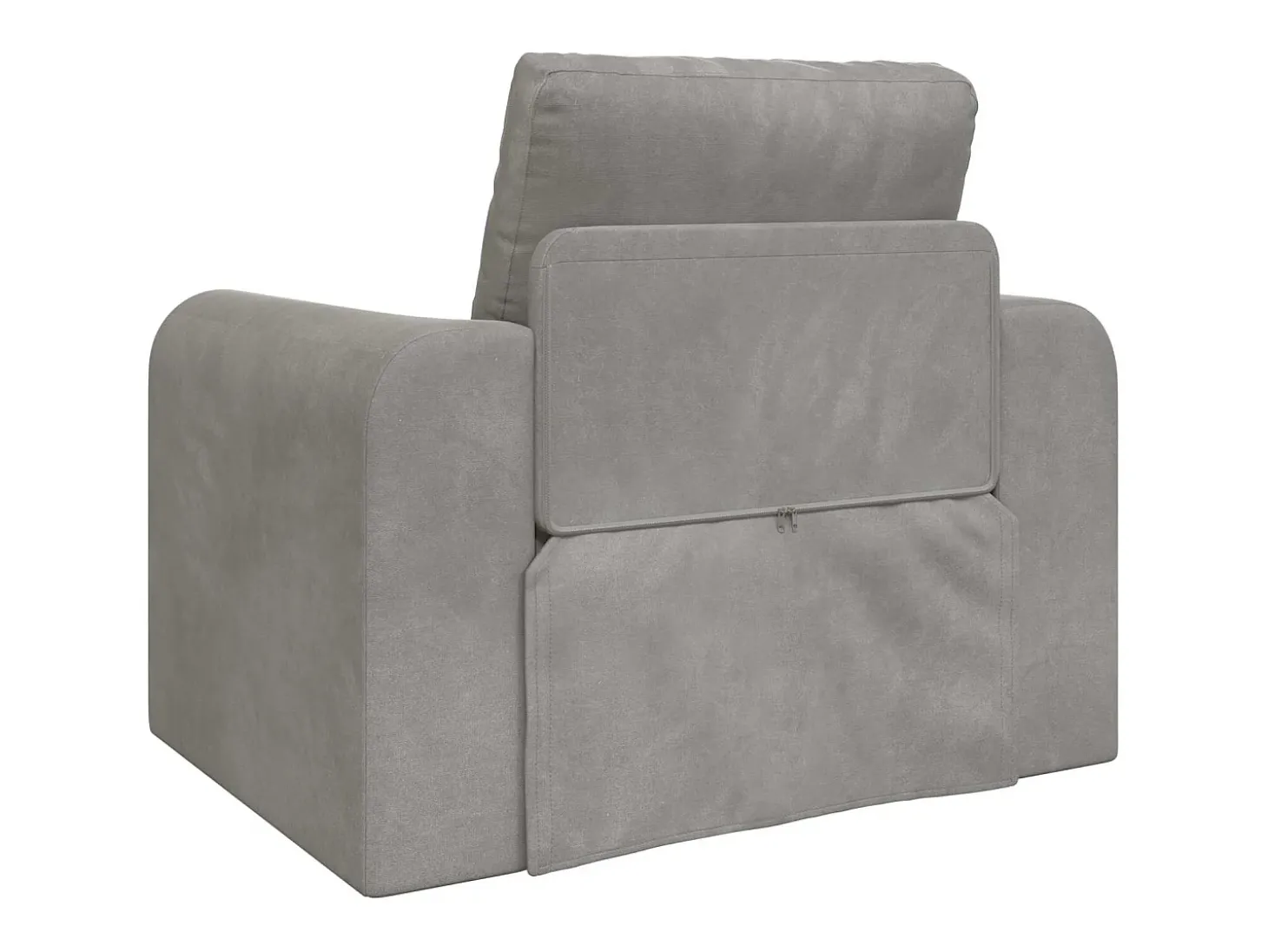 Sofá-Cama Cinzento-claro 98 x 71 x 83 cm Veludo