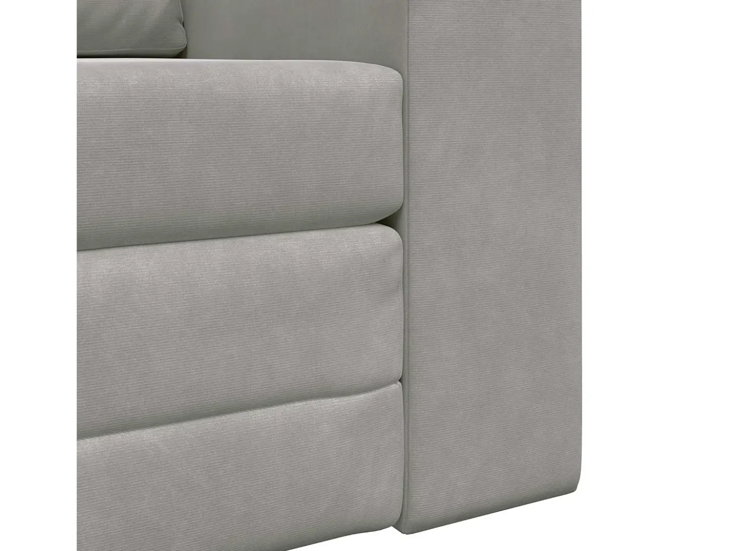 Sofá-Cama Cinzento-claro 98 x 71 x 83 cm Veludo
