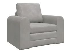 Sofá-Cama Cinzento-claro 98 x 71 x 83 cm Veludo
