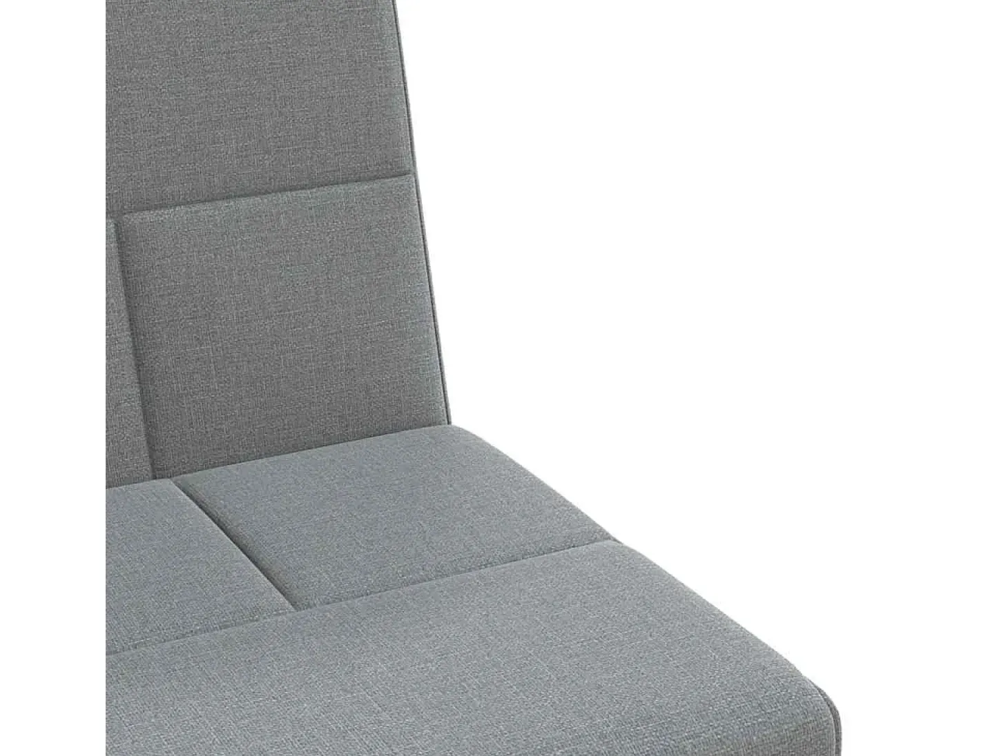 Sofá-cama com suportes para copos tecido cinzento-claro