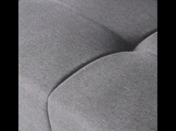 Sofá-Cama Conversível Cinza Escuro de 3 Lugares com Armazenamento - ADARE