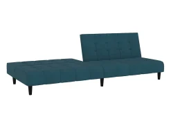 Sofá-cama de 2 lugares veludo azul PT902415
