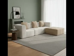 Sofá-cama Eden Completo 3 lugares - branco areia