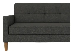 Sofá-cama em forma de L Lilly stor Verde azeitona