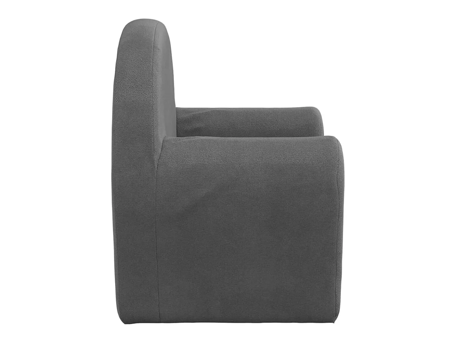 Sofá-cama infantil pelúcia macia antracite PT244517