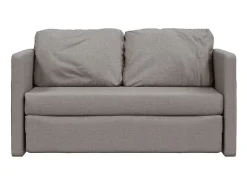 Sofá-cama sem pés 112x174x55 cm tecido cinza-acastanhado PT753772