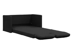Sofá-cama sem pés 112x174x55 cm tecido preto PT877703