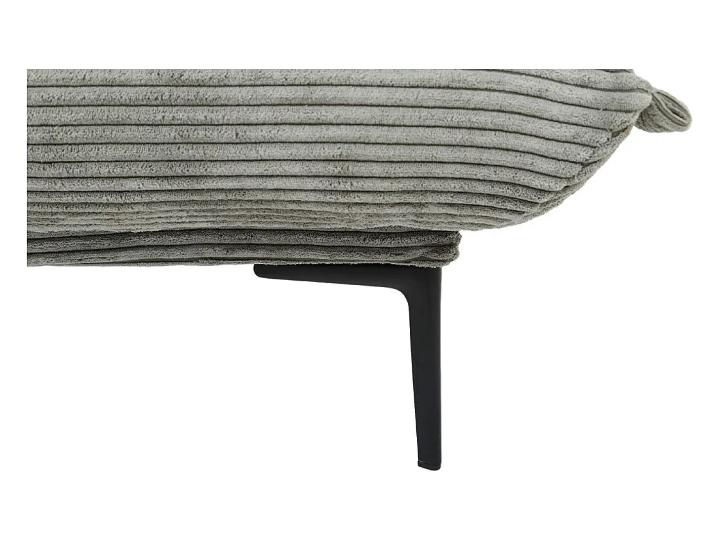 Sofá-cama VELARIS – Tecido de veludo cinza escuro – Estrutura de madeira – Colchão integrado – Elegante e compacto