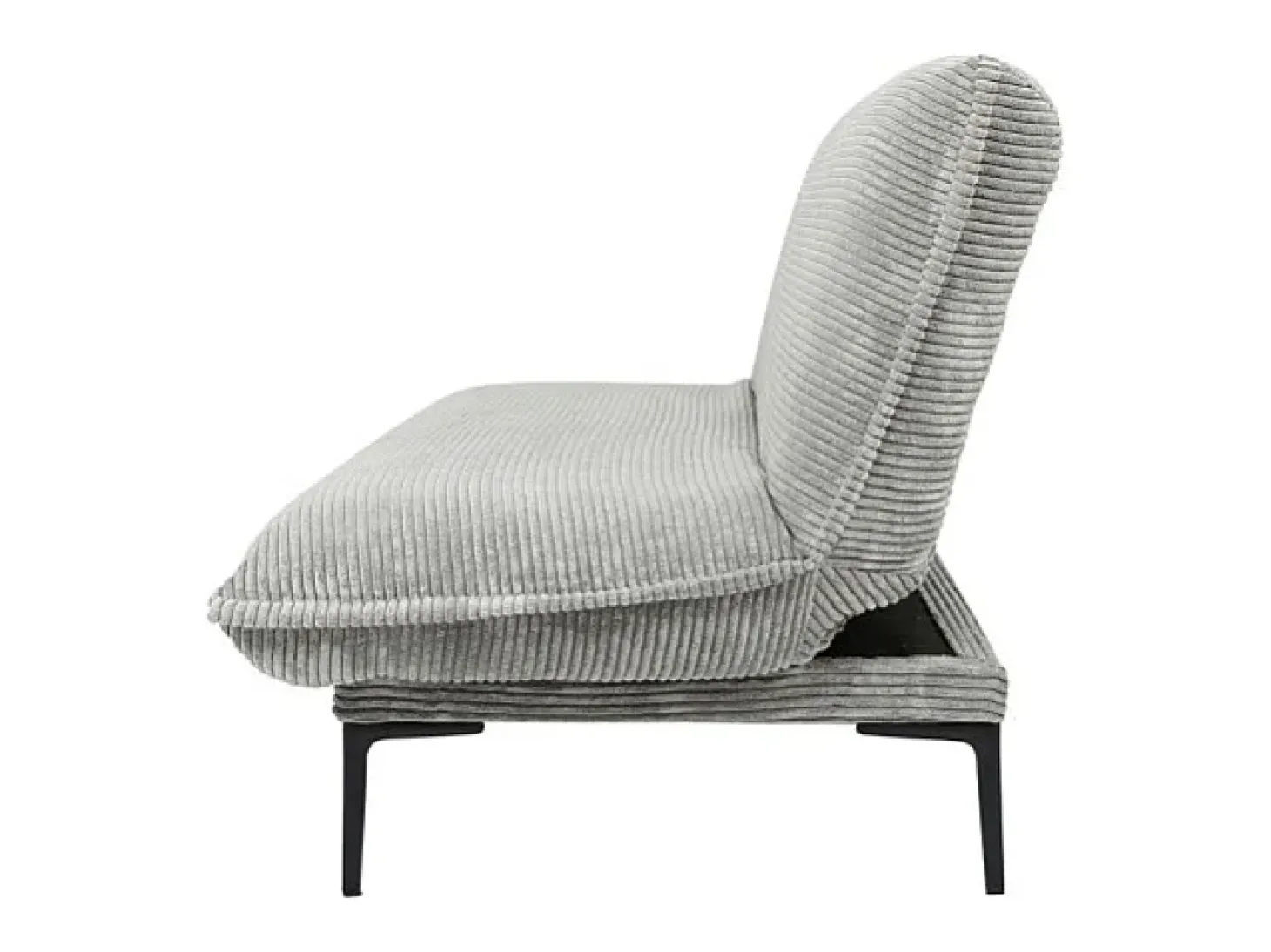 Sofá-cama VELARIS – Tecido de veludo cinza escuro – Estrutura de madeira – Colchão integrado – Elegante e compacto