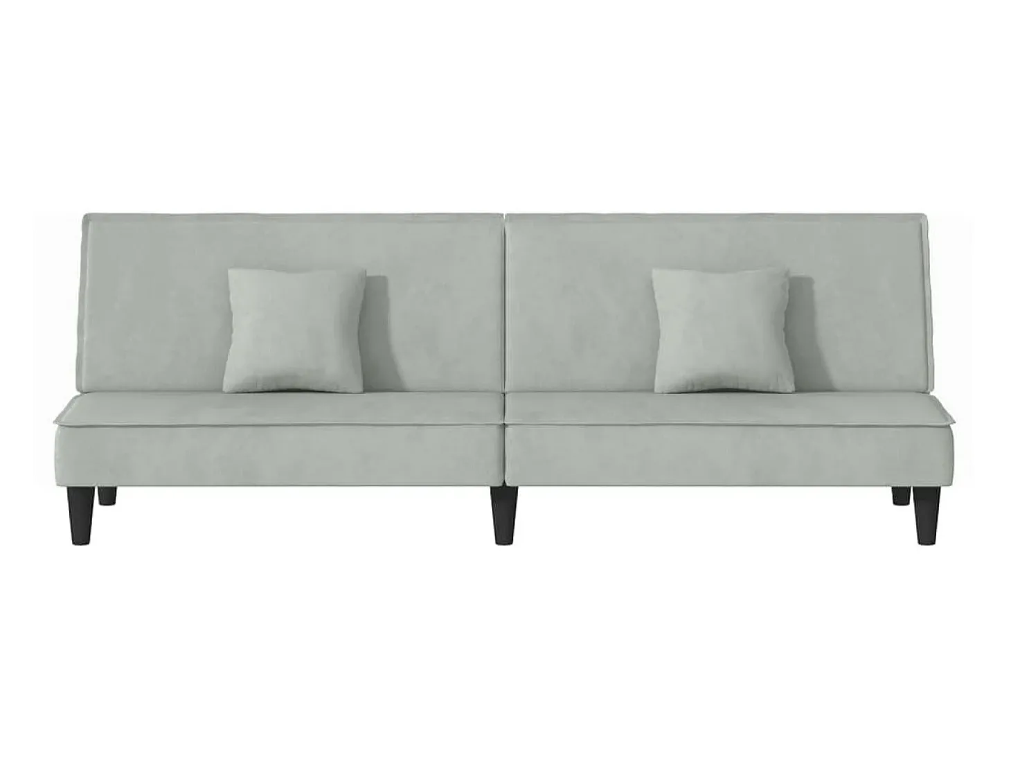 Sofá-cama veludo cinzento-claro PT215377