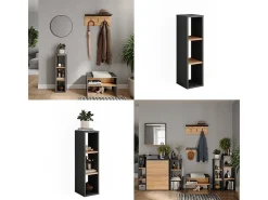 Standregal carvalho antracite/goldkraft 21.6x24x80.1 orlando
