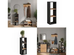 Standregal carvalho antracite/goldkraft 30x24x90.5 orlando