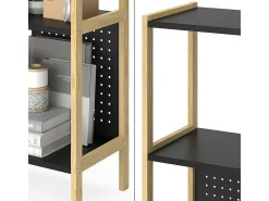 Standregal preto 63x28x120 elvia