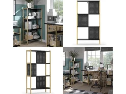 Standregal preto 63x28x120 elvia