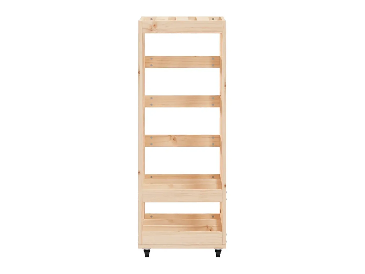 Suporte de lenha c/ rodas 40x49x110 cm pinho maciço PT771263