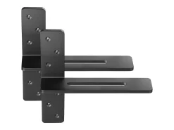 Suporte de Prateleira Flutuante SucceBuy, 30.48x7.35x30.48 cm, Suportes de Parede Invisíveis em T Resistentes, Conjunto de 2, Capacidade de Carga 90 kg