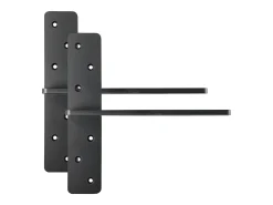 Suporte de Prateleira Flutuante SucceBuy, 30.48x7.35x30.48 cm, Suportes de Parede Invisíveis em T Resistentes, Conjunto de 2, Capacidade de Carga 90 kg