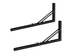 Suporte de Prateleira SucceBuy, Plegável, 61 cm de Comprimento, 2 Peças, Resistente e com Alta Capacidade de Carga