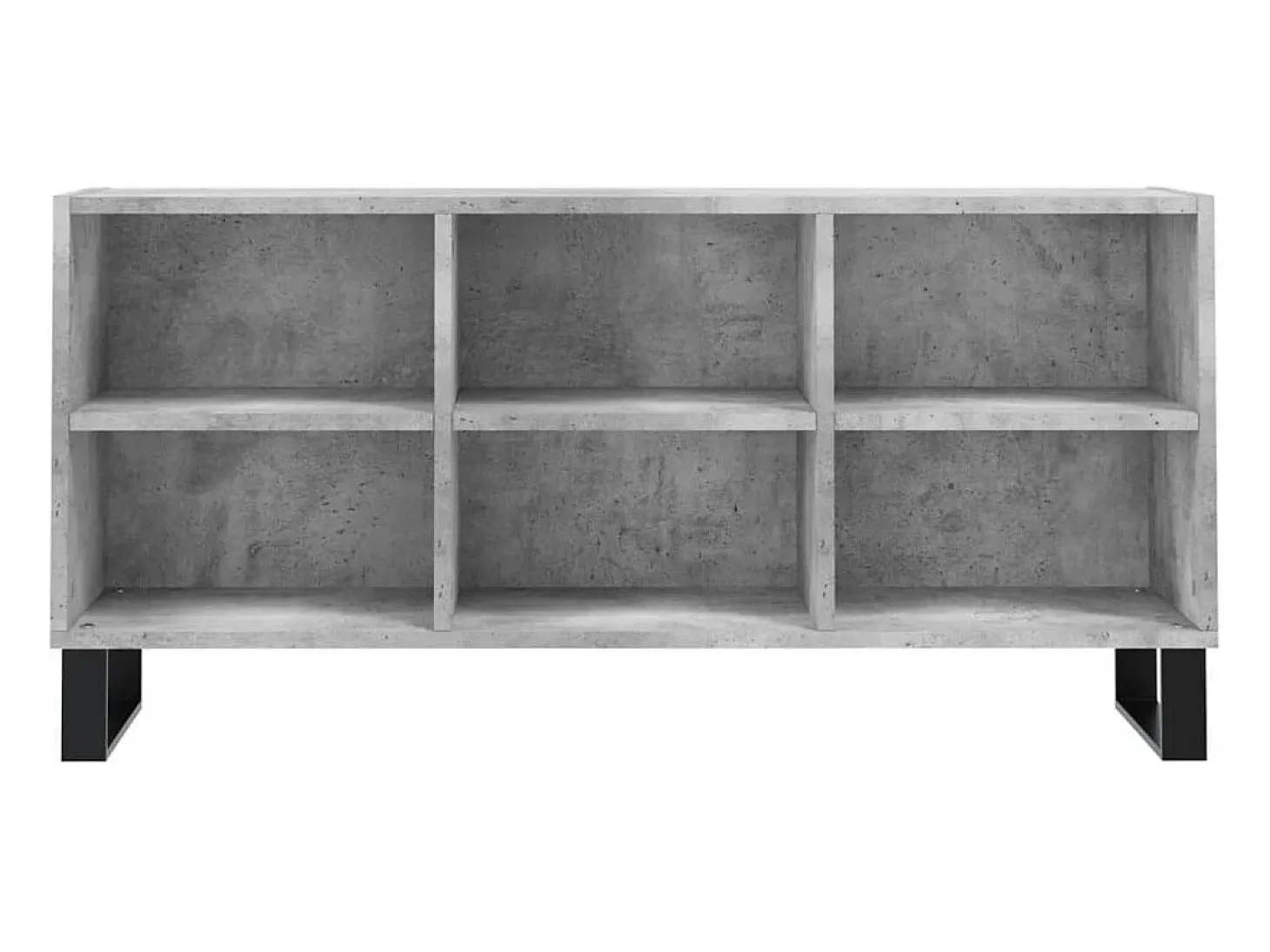 Suporte de TV multimídia prateleira de TV aparador de TV sala de jantar sala de estar quarto 1035 x 30 x 50 cm madeira projetada cinza 02_0025644