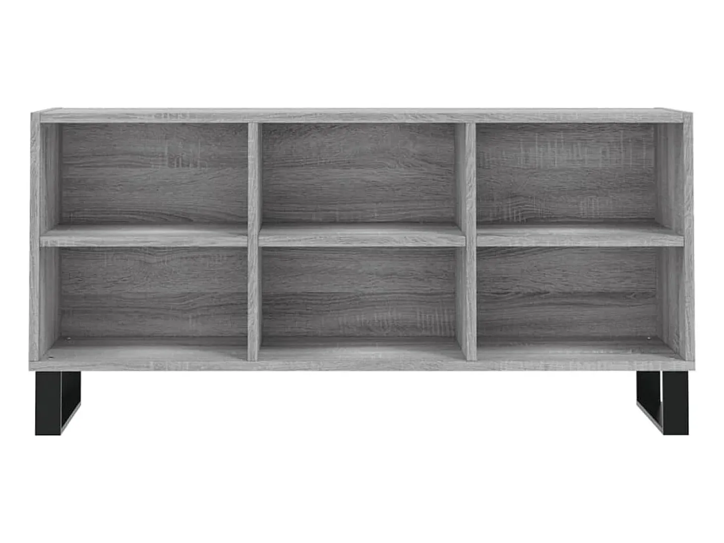 Suporte de TV multimídia prateleira de TV aparador de TV sala de jantar sala de estar quarto sonoma 1035 x 30 x 50 cm madeira projetada cinza 02_0028373