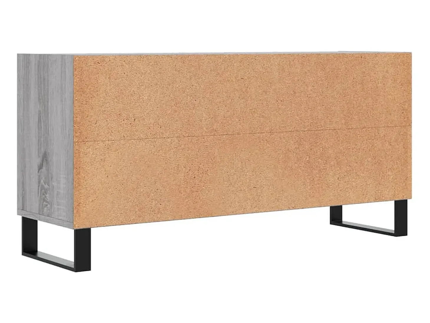 Suporte de TV multimídia prateleira de TV aparador de TV sala de jantar sala de estar quarto sonoma 1035 x 30 x 50 cm madeira projetada cinza 02_0028373