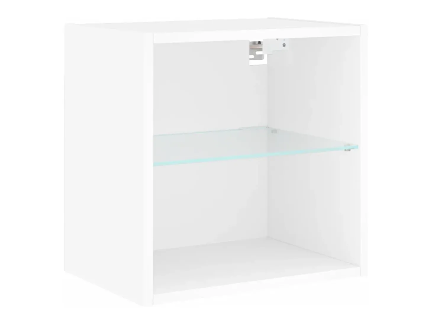 Suporte de TV multimídia prateleira de TV buffet de TV sala de jantar sala de estar quarto com LED 5 peças madeira projetada branco 02_0029379