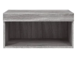 Suporte de TV multimídia prateleira de TV aparador armário de TV sala de jantar sala de estar quarto com luzes LED Sonoma 60 x 30 x 30 cm cinza 02_0026826