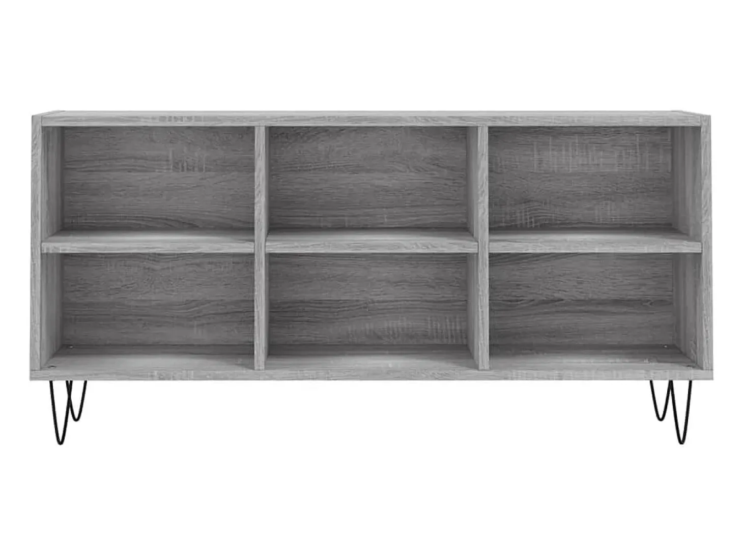 Suporte de TV multimídia prateleira de TV aparador de TV sala de jantar sala de estar quarto sonoma 1035 x 30 x 50 cm madeira projetada cinza 02_0028372