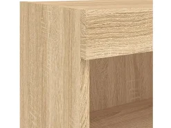 Suporte de TV multimídia prateleira de TV buffet de TV sala de jantar sala de estar quarto com LED 8 peças carvalho Sonoma madeira projetada marrom 02_0029482