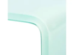 Suporte de TV/aparador/monitor prático e com design exclusivo para TVs de vidro branco de 80 cm (2502231)
